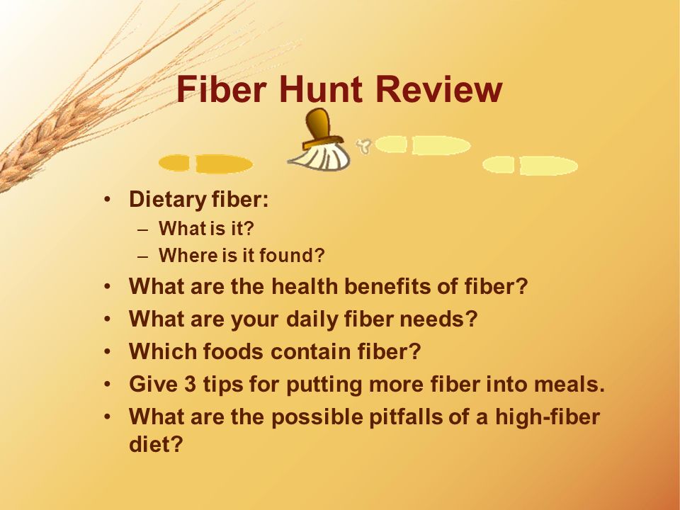 Appendix 1 Food Sources of Dietary Fiber